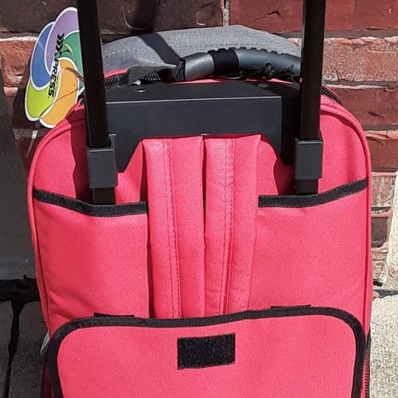 Carry On Backpack with Wheels Rolling Backpack Travel Backpack - Picture 6 of 13